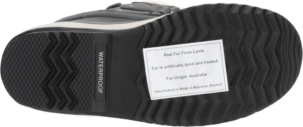 Dunkelgrau Schwarz Sorel Schweiz Frauen Joan Of Arctic Shearling