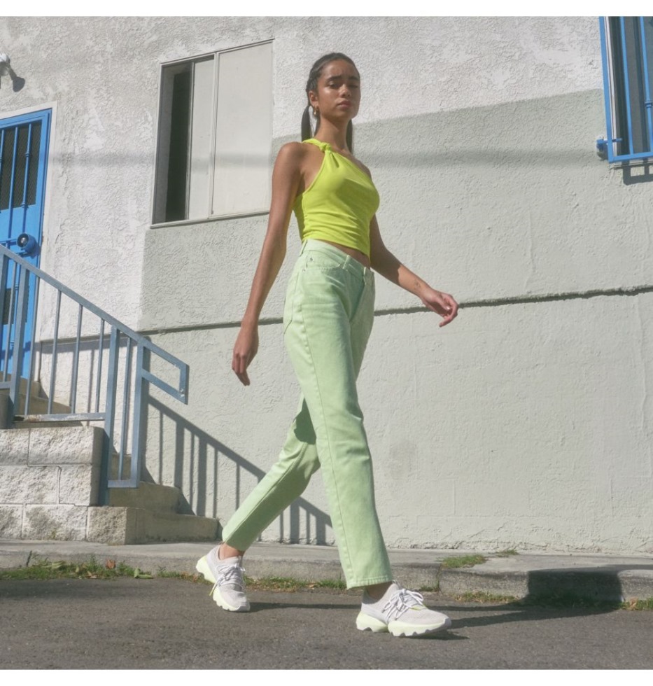 Dark Stone-moonstone Sorel Switzerland Kinetic Impact Lace Sneaker Für Damen