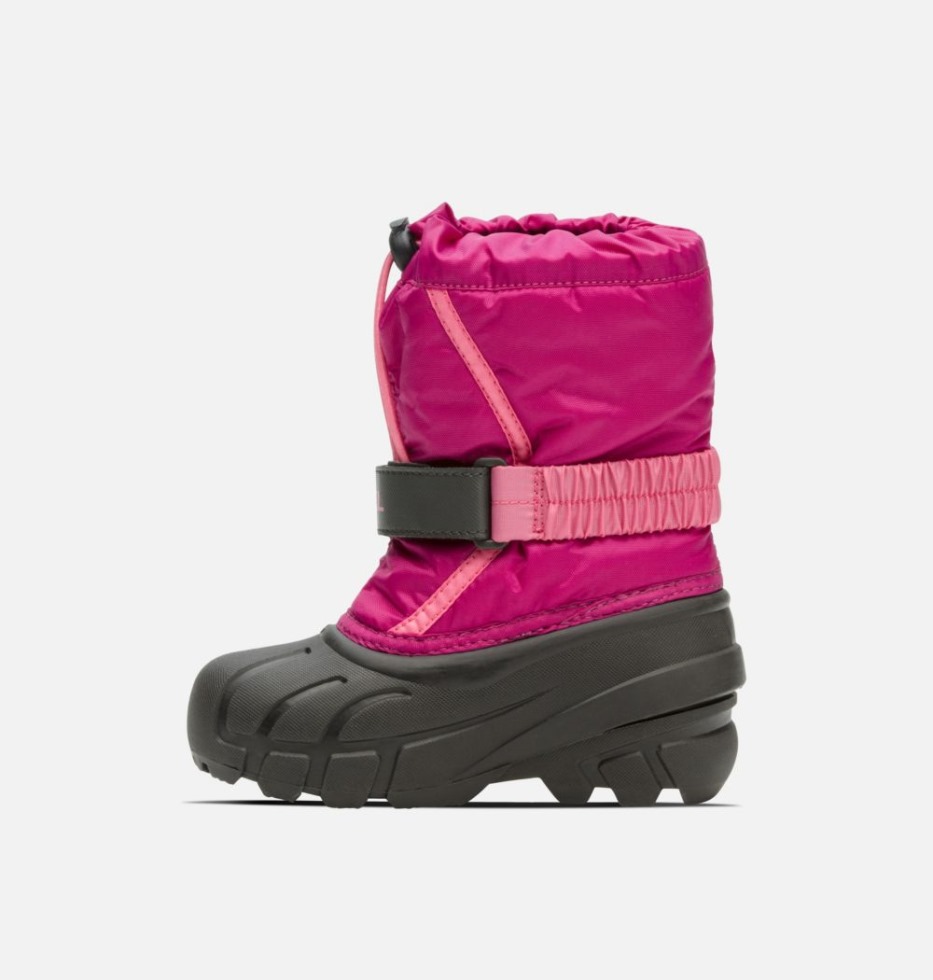 Flurry Boots Für Kinder In Deep Blush-tropic Pink Sorel Switzerland