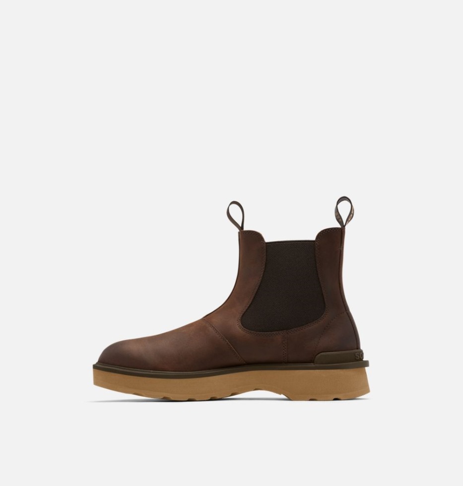 Falled-Velvet Hellbraune Herren-Chelsea-Stiefel Sorel Schweiz