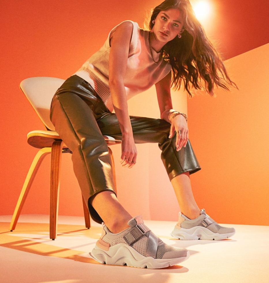 Fawn-sea Salt Kinetic Rnegd Strap Trainer Sorel Schweiz Für Damen