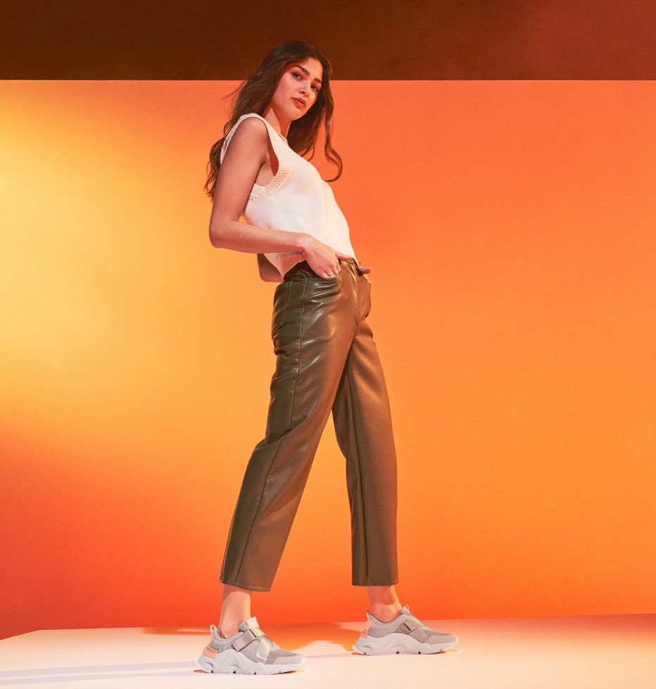 Fawn-sea Salt Kinetic Rnegd Strap Trainer Sorel Schweiz Für Damen