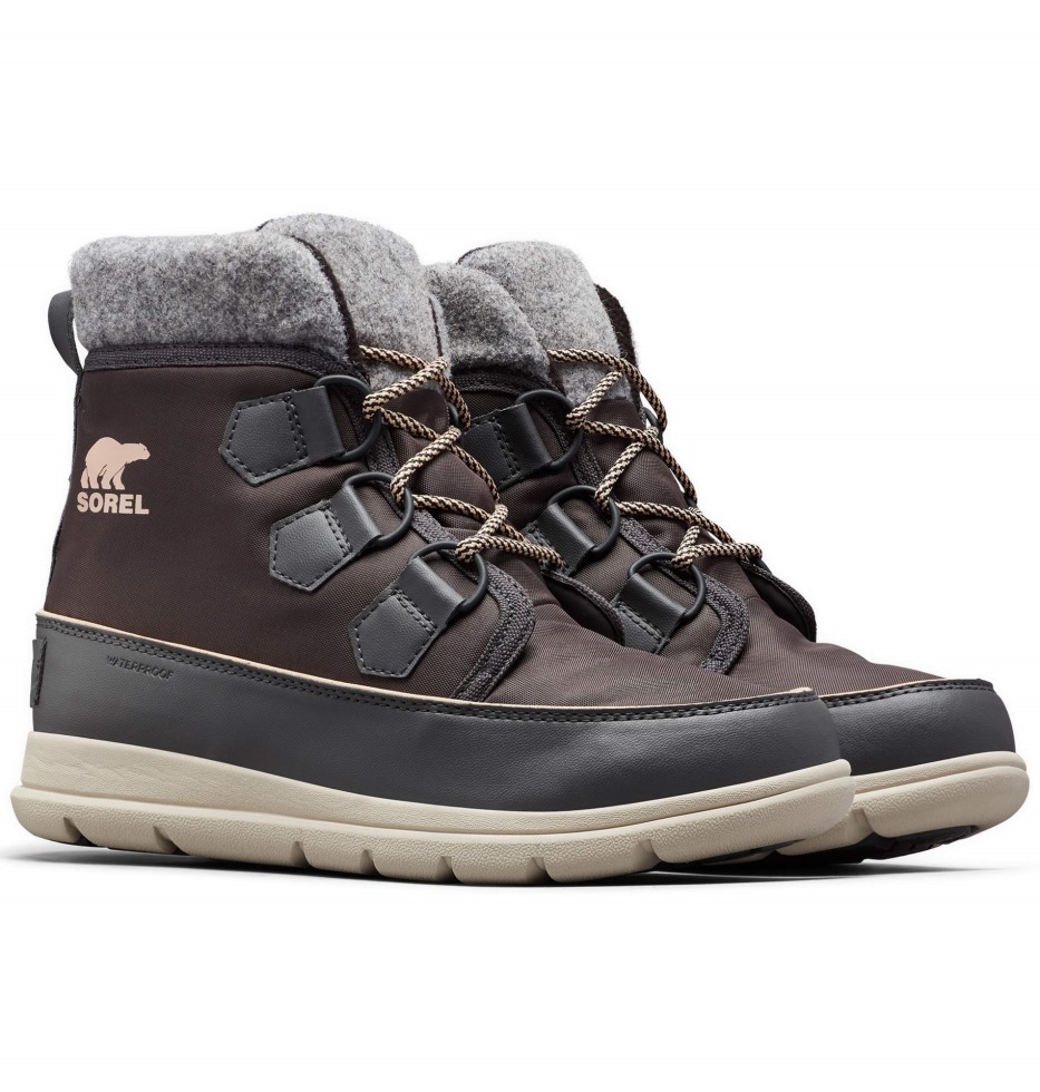 Grey Sorel Schweiz Explorer Karnevalsstiefel Für Damen