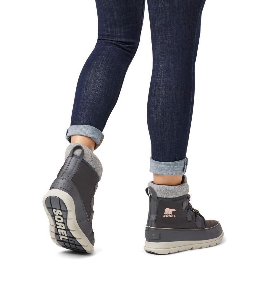 Grey Sorel Schweiz Explorer Karnevalsstiefel Für Damen