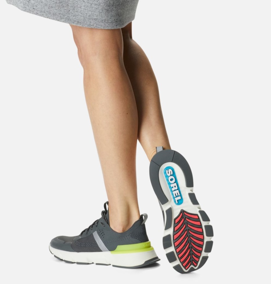 Grill-acid Green Damen Kinetic Rush Glow Sneaker Sorel Schweiz