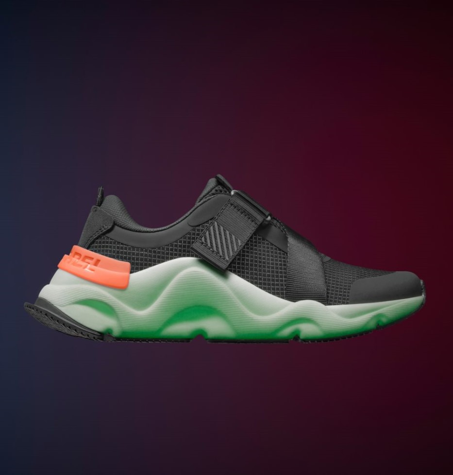 Grill-coral Glow Sorel Schweiz Kinetic Rnegd Strap Glow Sneaker Für Damen