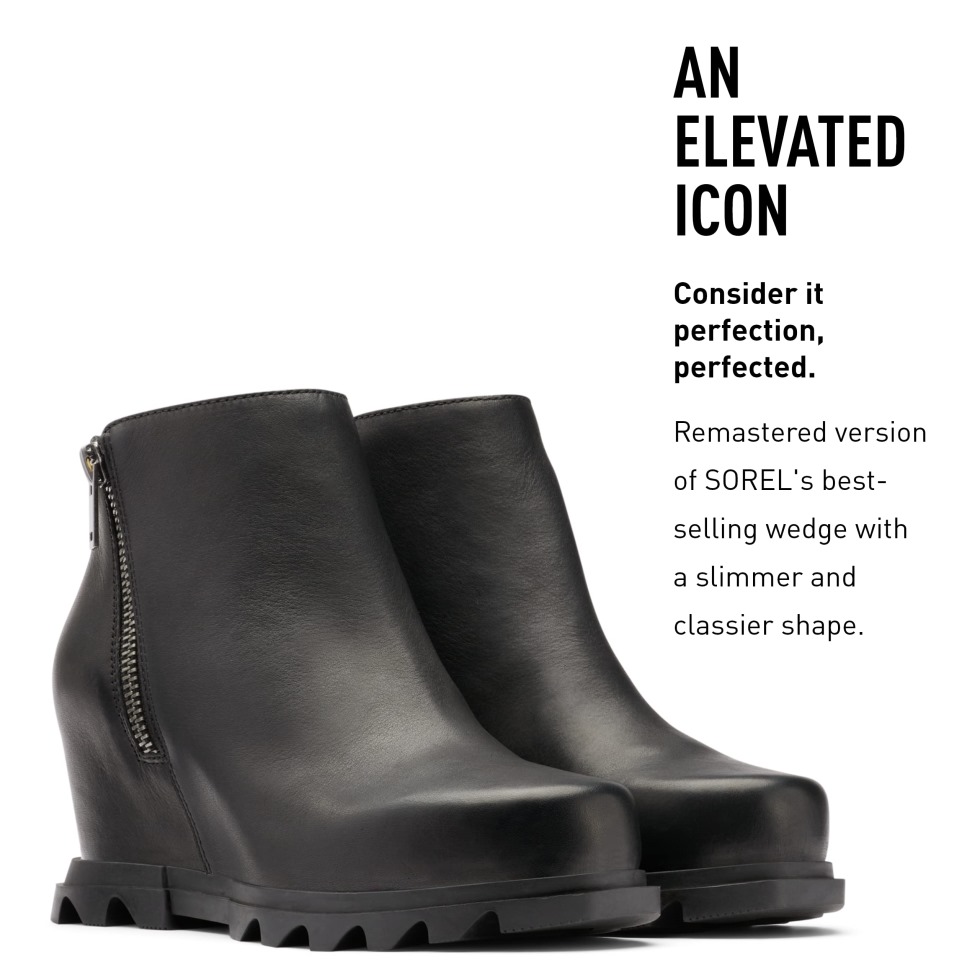 Haselnuss Leder-gum 2 Sorel Schweiz Joan Of Arctic Wedge Iii Breiter Reißverschluss