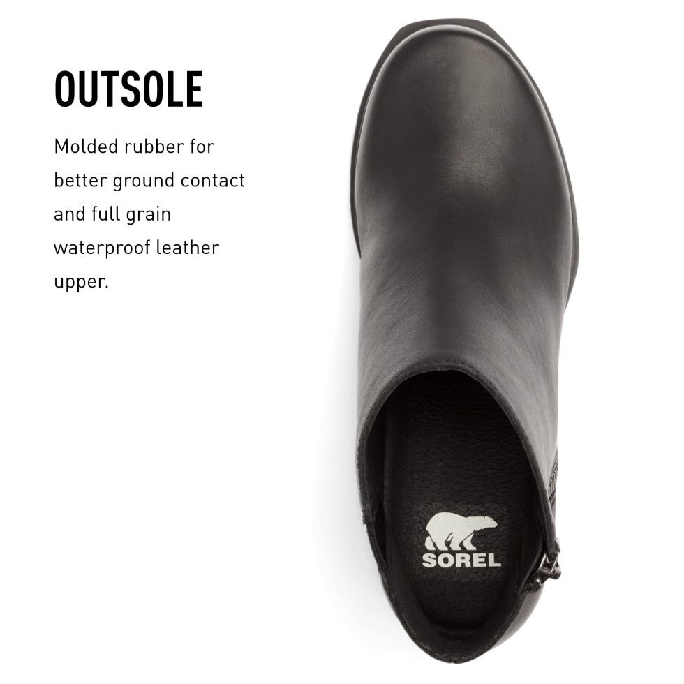 Haselnuss Leder-gum 2 Sorel Schweiz Joan Of Arctic Wedge Iii Breiter Reißverschluss