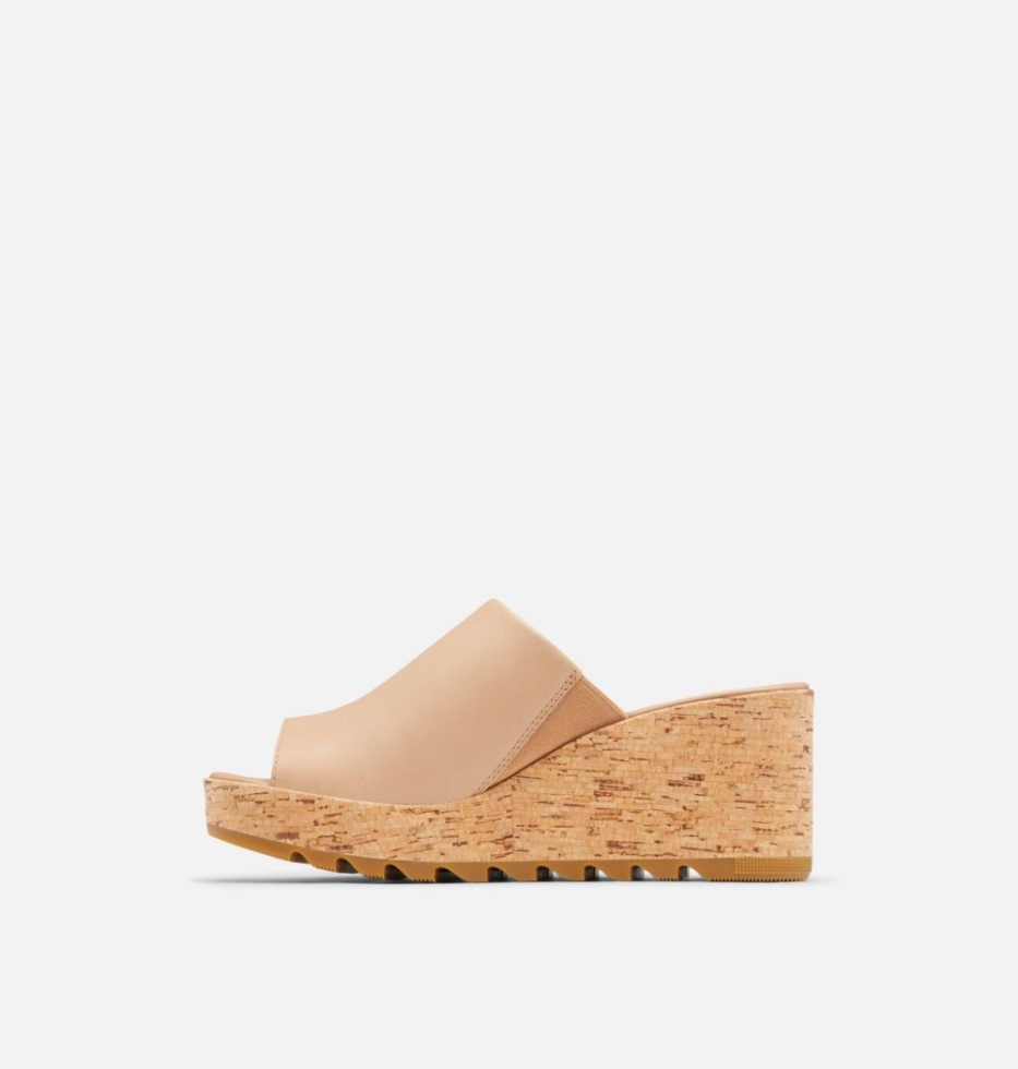 Honour Beige-Sea Salt Sorel Schweiz Damen Cameron Wedge Mule Sandale