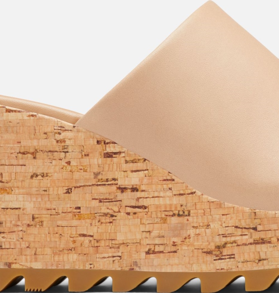 Honour Beige-Sea Salt Sorel Schweiz Damen Cameron Wedge Mule Sandale