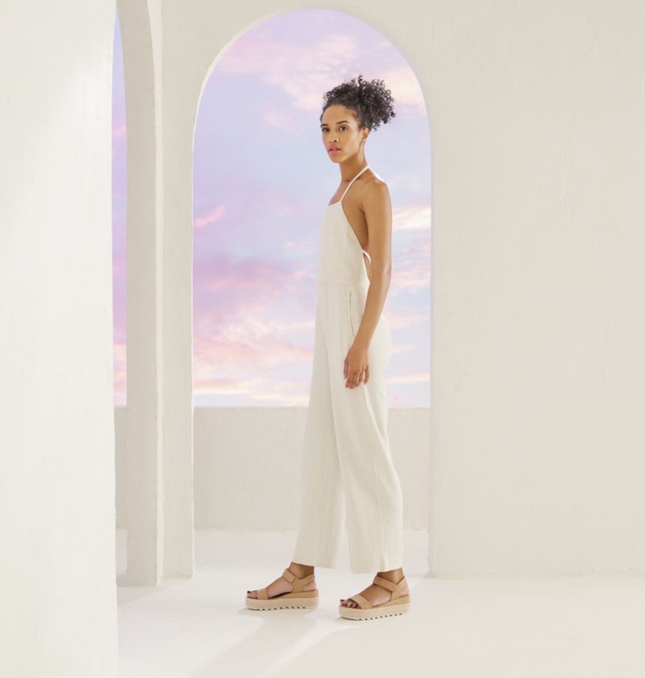 Honour Beige Sorel Schweiz Cameron Flatform Keilsandale Für Damen