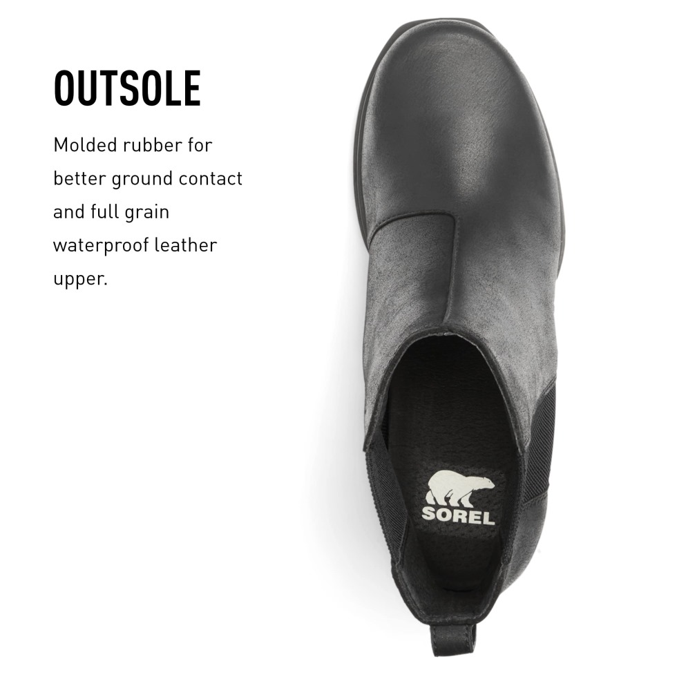 Joan Of Arctic Wedge III Chelsea Wide Black Sea Salt Sorel Schweiz