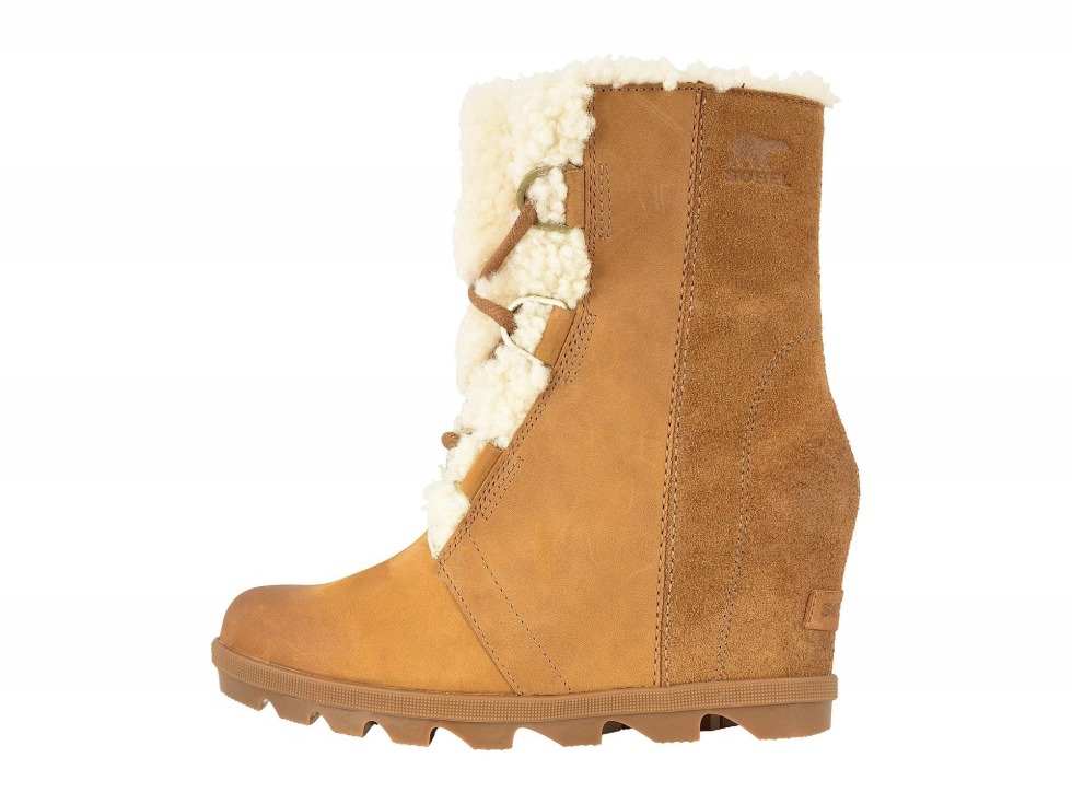 Joan Of Artic Wedge Mid Damen Schneestiefel Sorel Switzerland Camel Brown