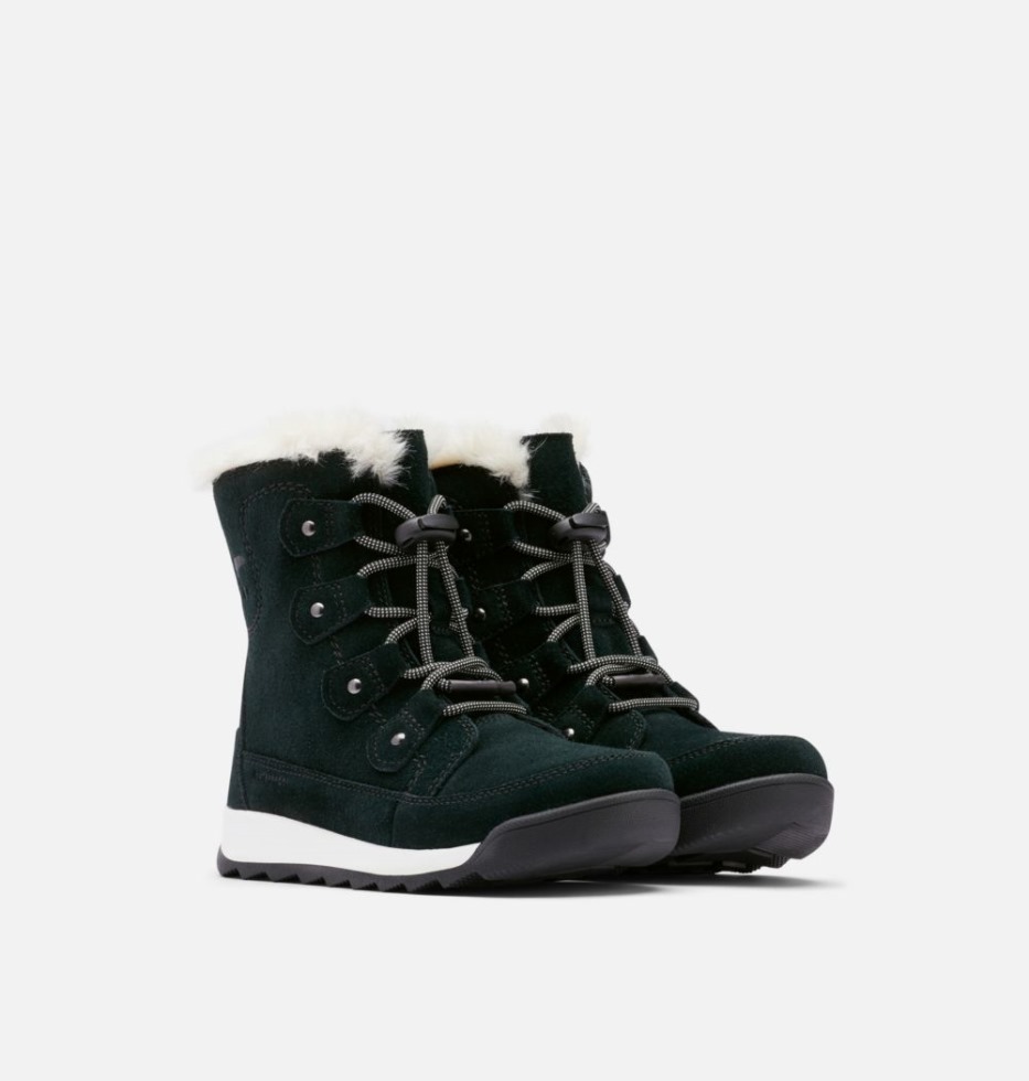 Whitney Ii Joan Lace Winterstiefel Für Kinder Black-fawn Sorel Switzerland