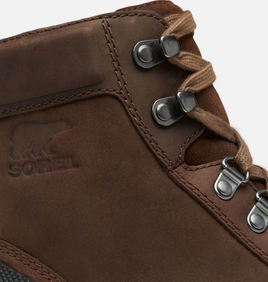 Ankeny Ii Mid Wasserdichter Herrenstiefel Sorel Schweiz Tabak-schwarz