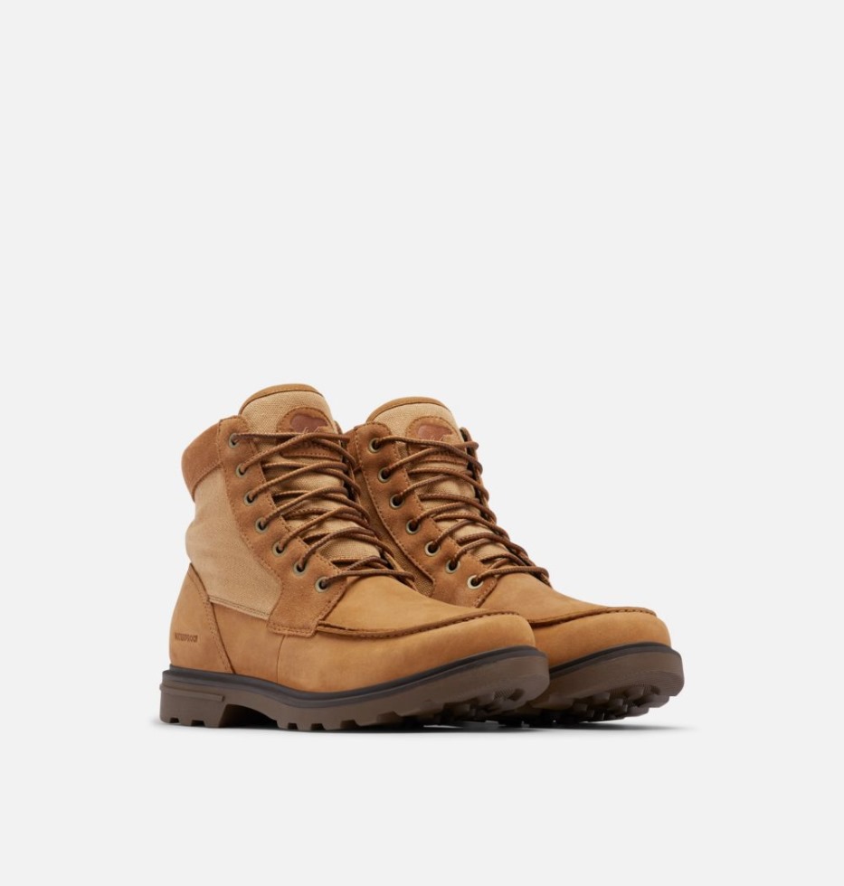 Carson Moc Wasserdichter Winterstiefel Für Herren Camel Braun-umbra Sorel Schweiz