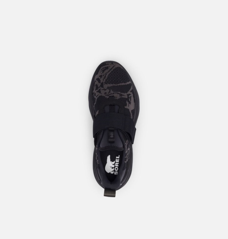 Herren Sneaker Explorer Blitz Stride Strap Sorel Switzerland Schwarz-schwarz