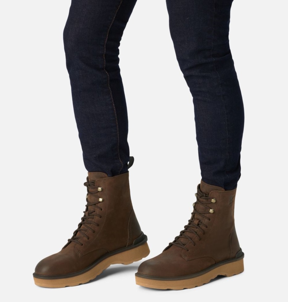 Herren Hi-Line Schnürstiefel Sorel Switzerland Falled Velvet Tan