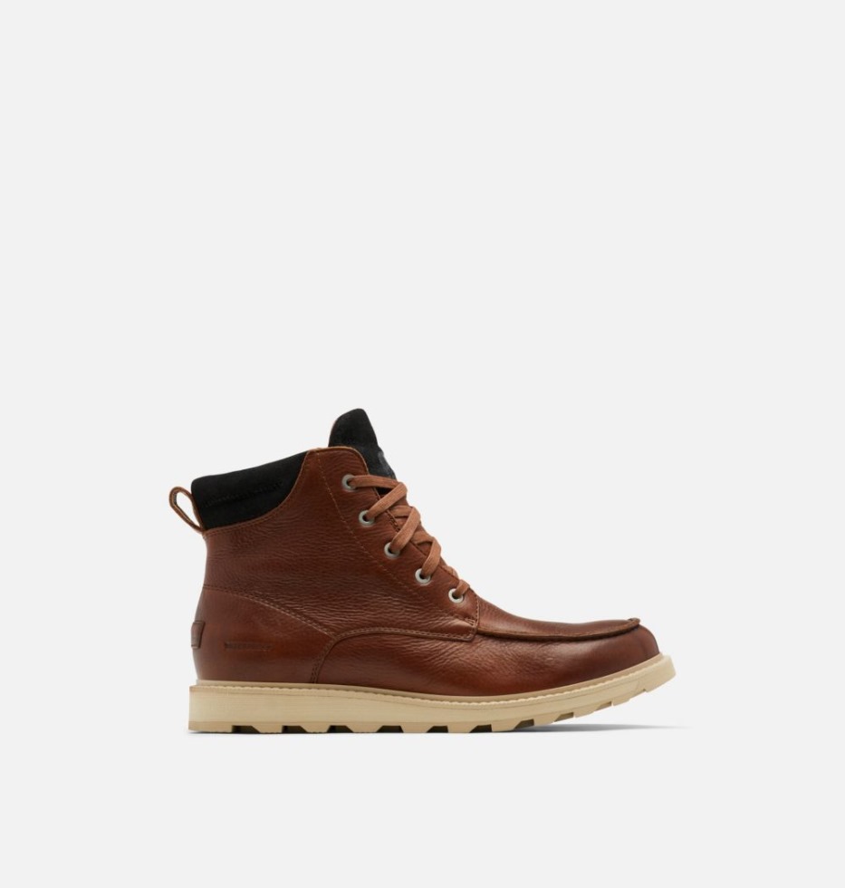 Herren Madson II Moc Toe Stiefel Sorel Switzerland Gaucho Tan-Oatmeal