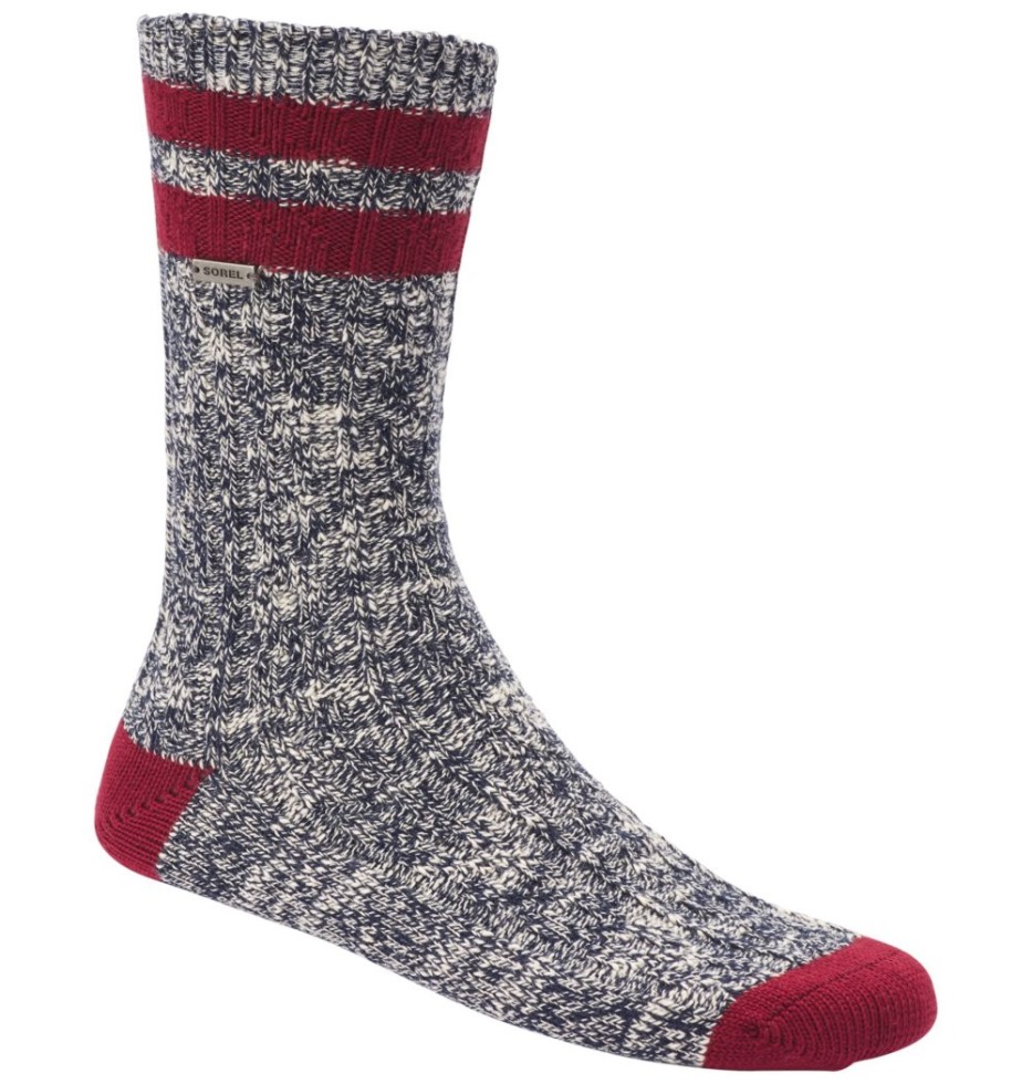 Marineblaue Damen-baumwoll-uni-streifen-crew Sorel Switzerland