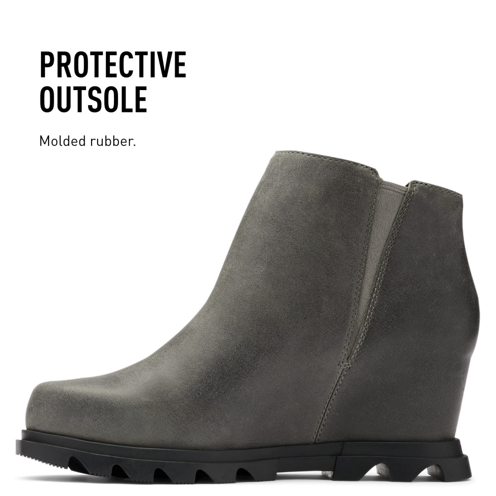 Omega Taupe-wet Sand Sorel Schweiz Damen Joan Of Arctic Wedge Iii Reißverschlussstiefel