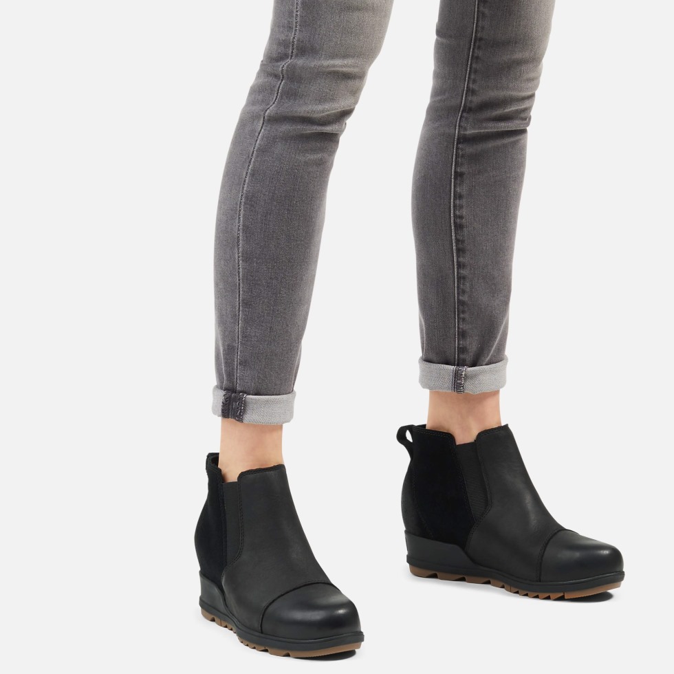 On Black Damen Evie Pull-on Boot Leicht Regen Wasserdicht Sorel Schweiz