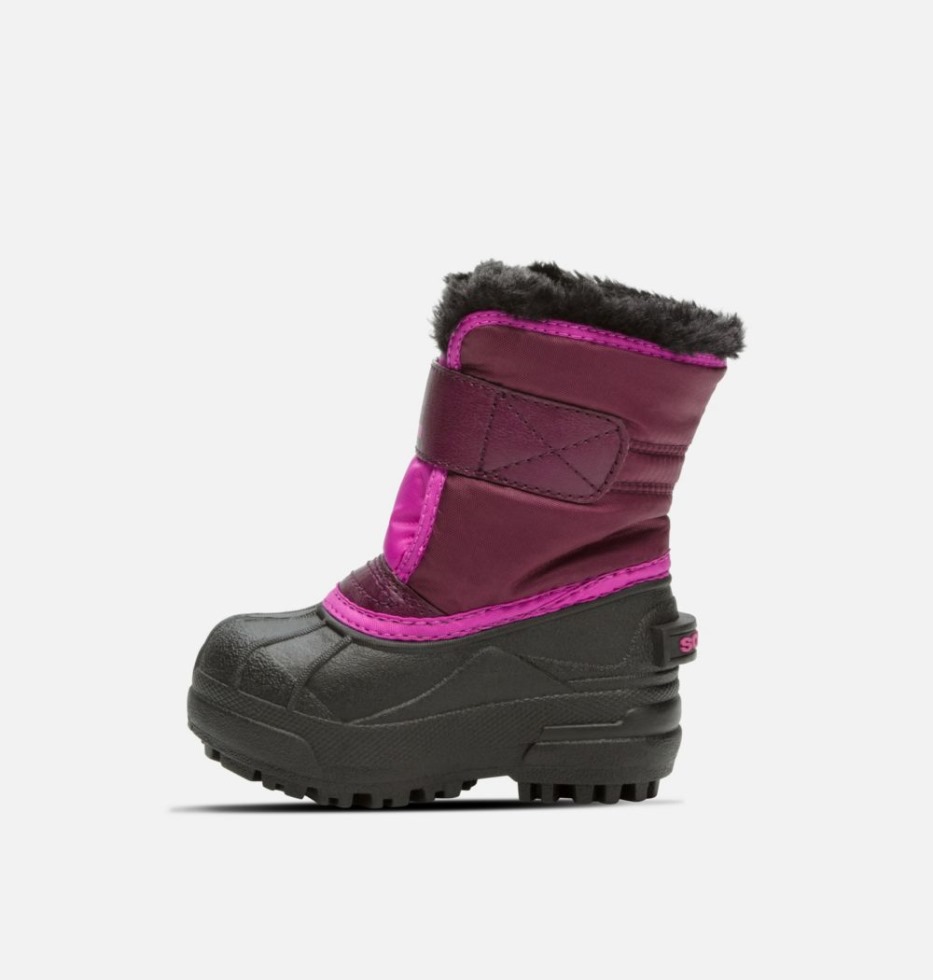 Purple Dahlia-Groovy Pink Sorel Schweiz Schneekommandantenstiefel Für Kleinkinder