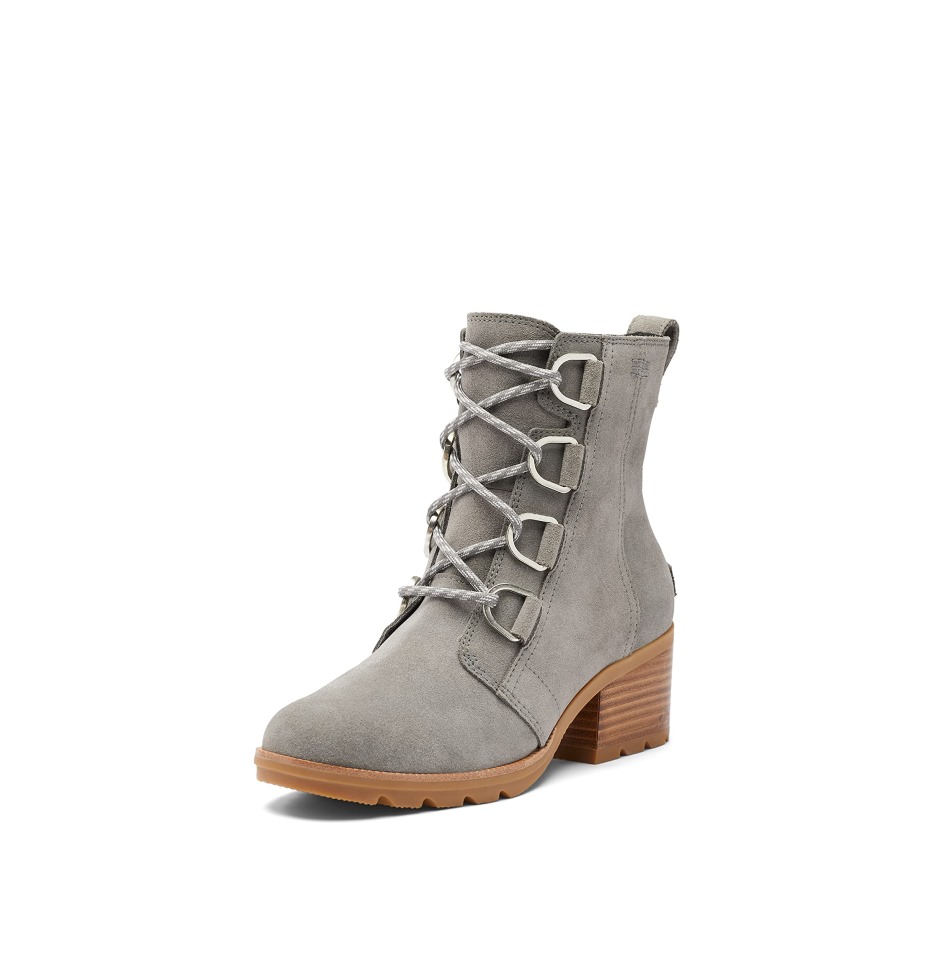 Quarry/black Sorel Switzerland Cate Spitzenstiefelette Für Damen