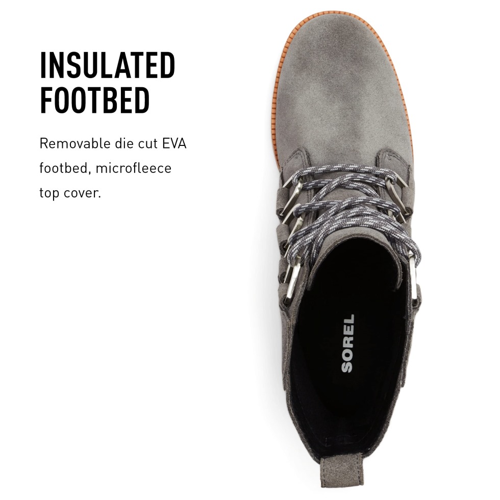 Quarry/black Sorel Switzerland Cate Spitzenstiefelette Für Damen