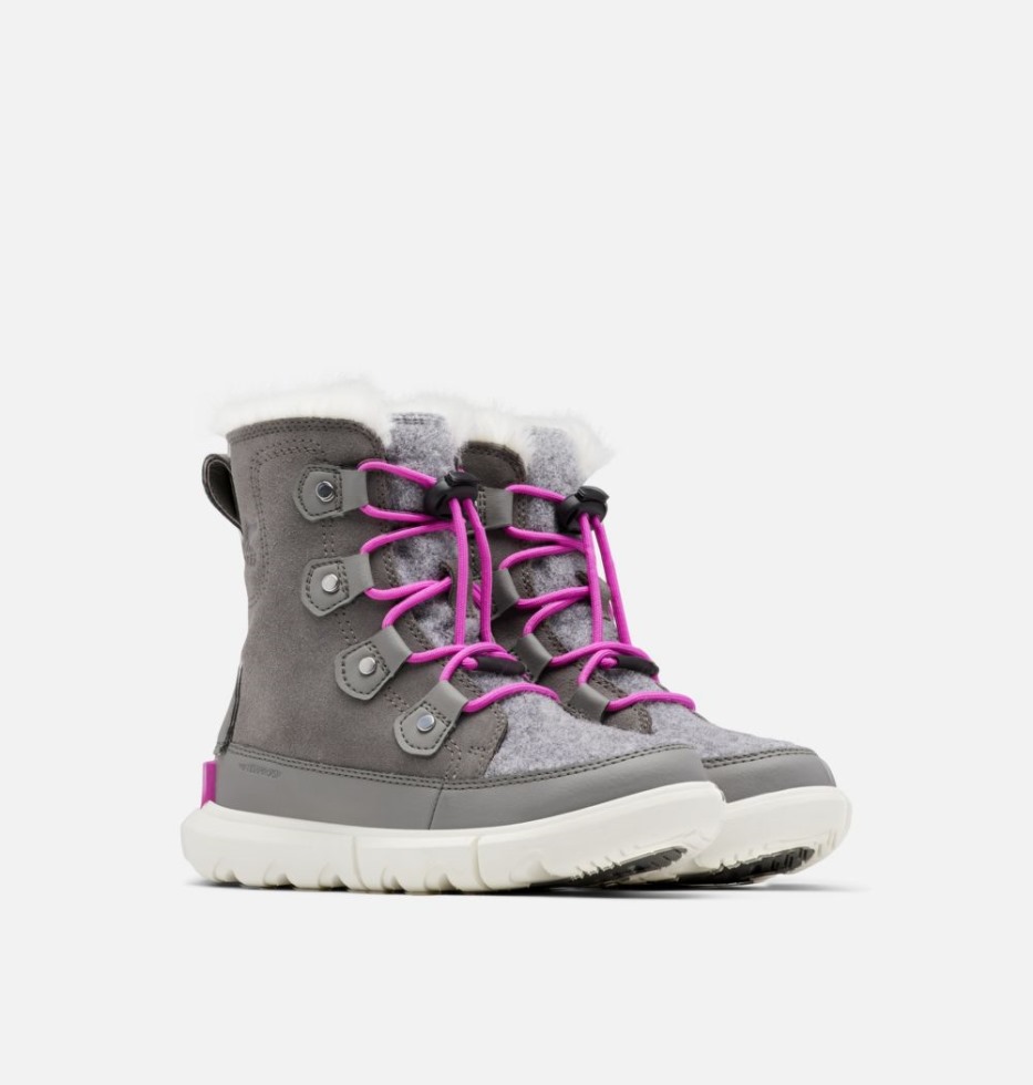 Quarry-bright Lavender Schnürstiefel Für Jugendliche Sorel Schweiz