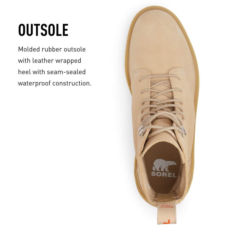 Quarry-gum Damen-hohe Linie Schnürstiefel Sorel Schweiz