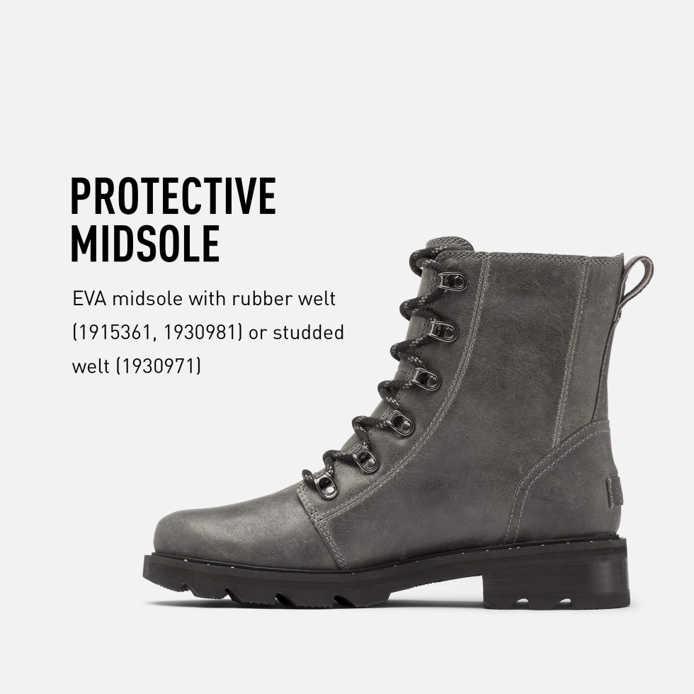 Quarry Sorel Switzerland Lennox Lace Rain Boot Wasserdichte Lederstiefel Für Damen