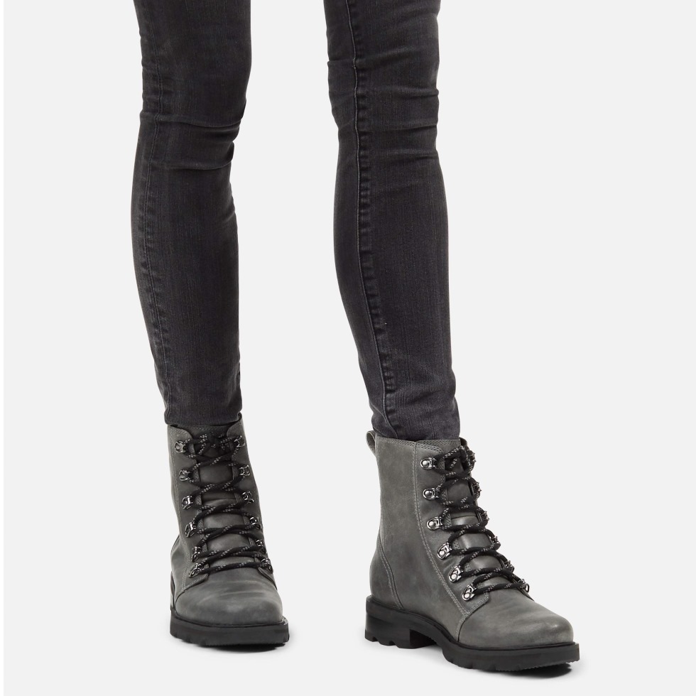 Quarry Sorel Switzerland Lennox Lace Rain Boot Wasserdichte Lederstiefel Für Damen