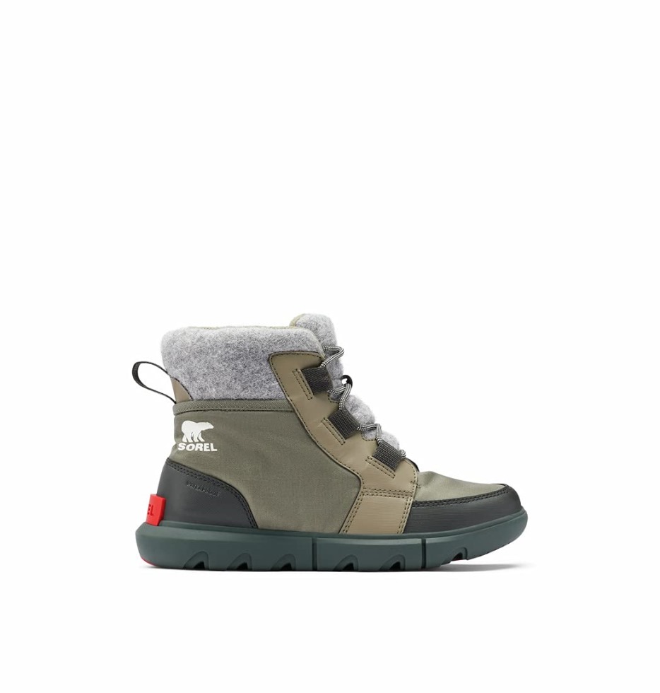 Sage Dark Stone Sorel Schweiz Damen Winterstiefel Explorer Ii Carnival Filz Wp