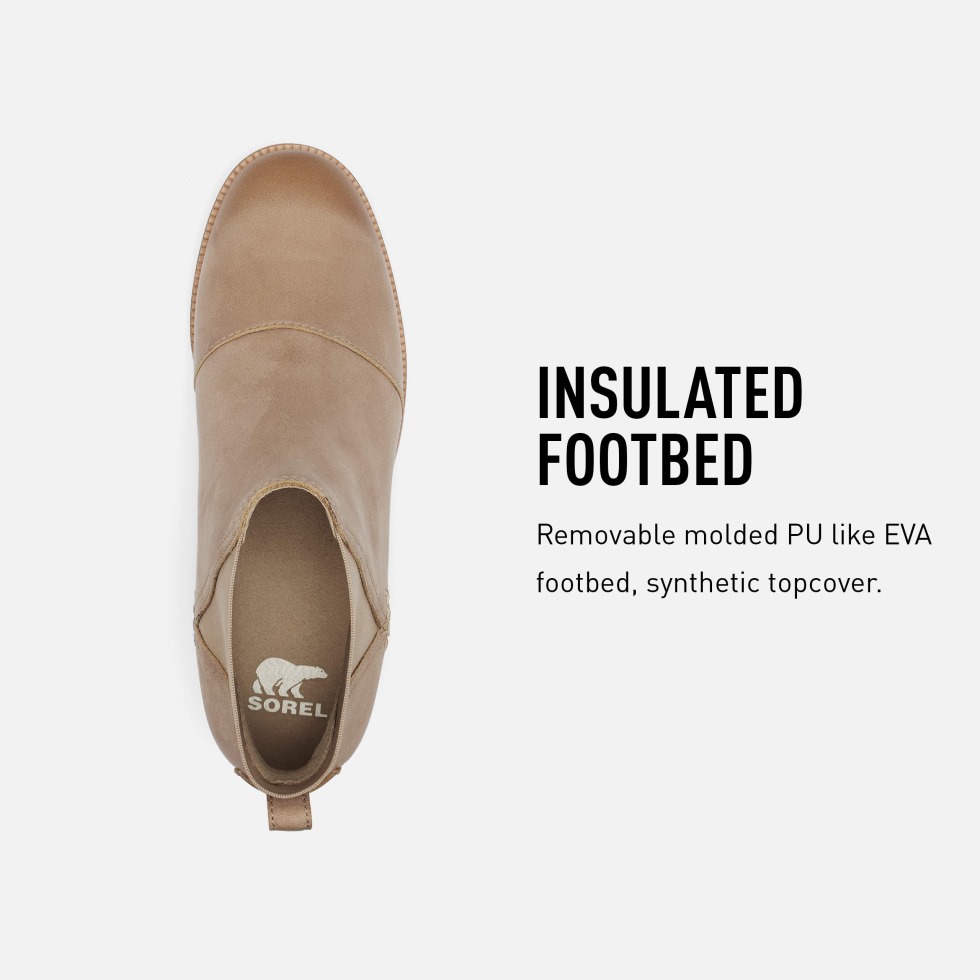 Sandig Tan Sorel Schweiz Damen Cate Chelsea