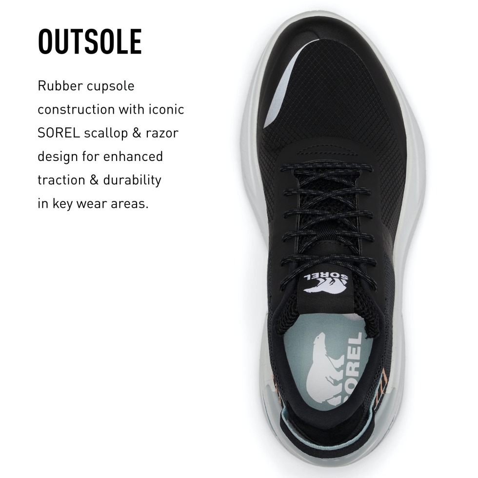 Sorel Schweiz Schwarz Blau Andeutung Damen Explorer Blitz Freizeit Schnürschuhe