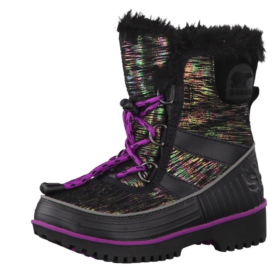 Sorel Switzerland Black Bright Plum Tivoli Ii-k Für Kinder