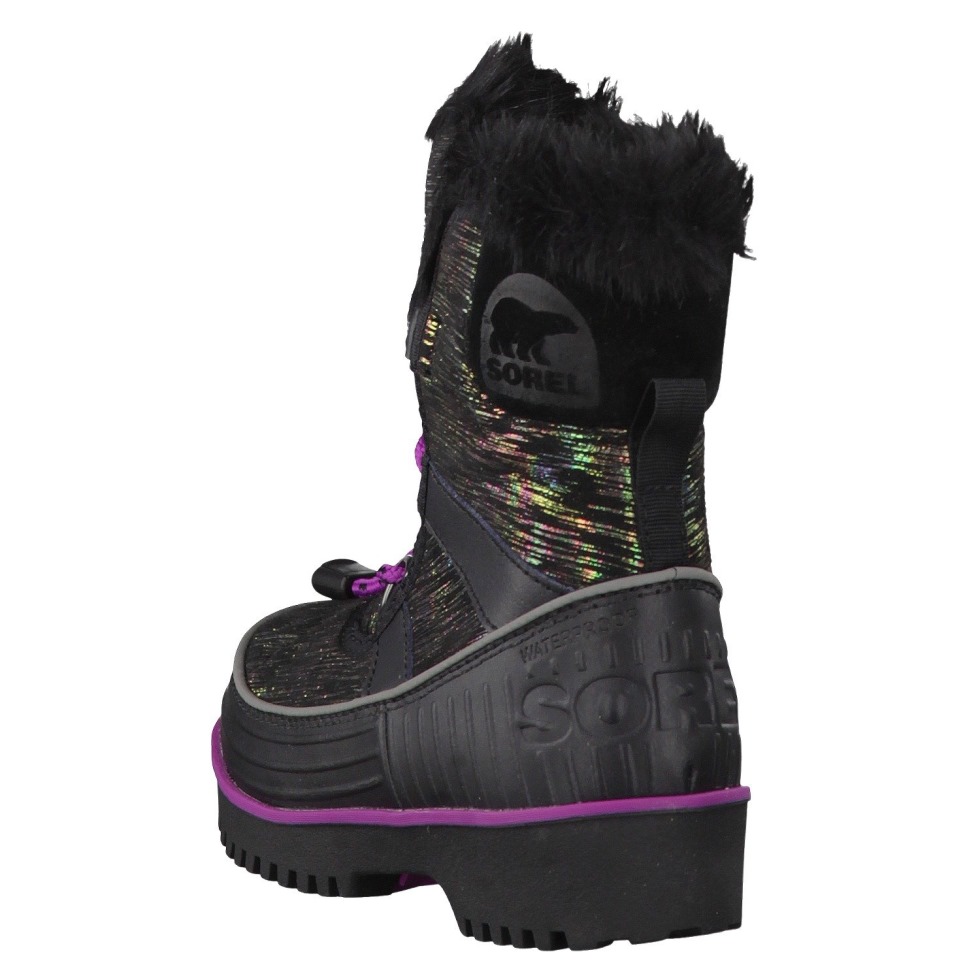 Sorel Switzerland Black Bright Plum Tivoli Ii-k Für Kinder