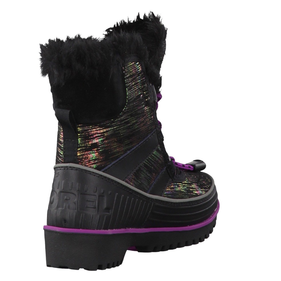 Sorel Switzerland Black Bright Plum Tivoli Ii-k Für Kinder