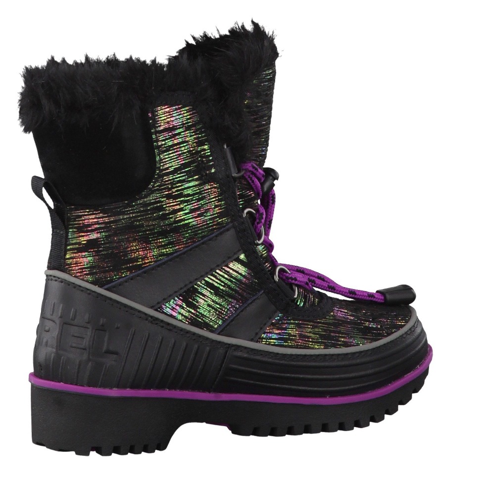 Sorel Switzerland Black Bright Plum Tivoli Ii-k Für Kinder