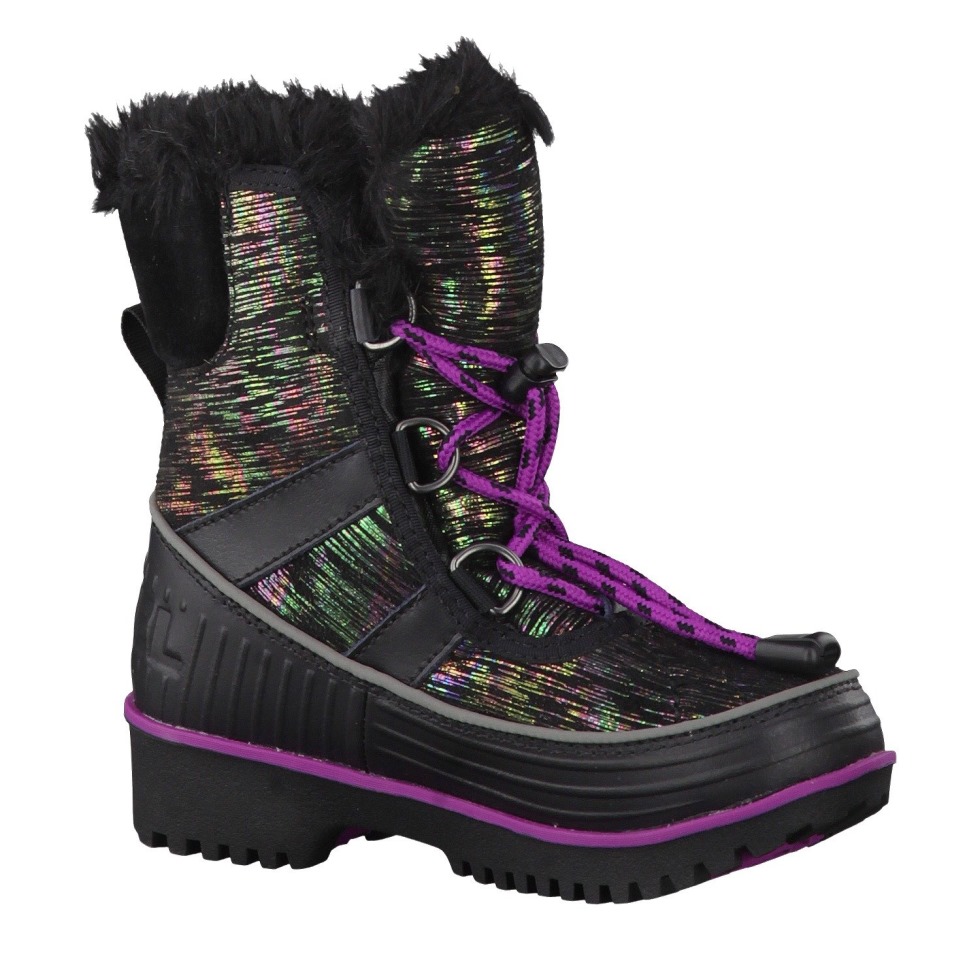 Sorel Switzerland Black Bright Plum Tivoli Ii-k Für Kinder