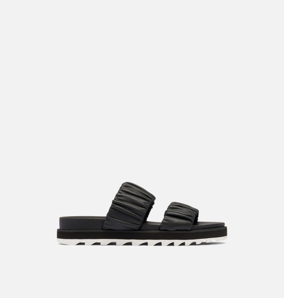 Sorel Switzerland Black-chalk Roaming Damen-Sandale Mit Zwei Riemen