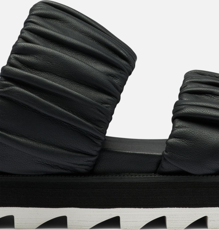 Sorel Switzerland Black-chalk Roaming Damen-Sandale Mit Zwei Riemen