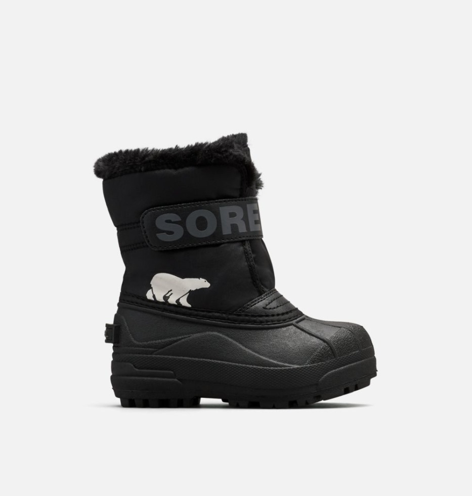 Sorel Switzerland Black-charcoal Kinderschneekommandantenstiefel