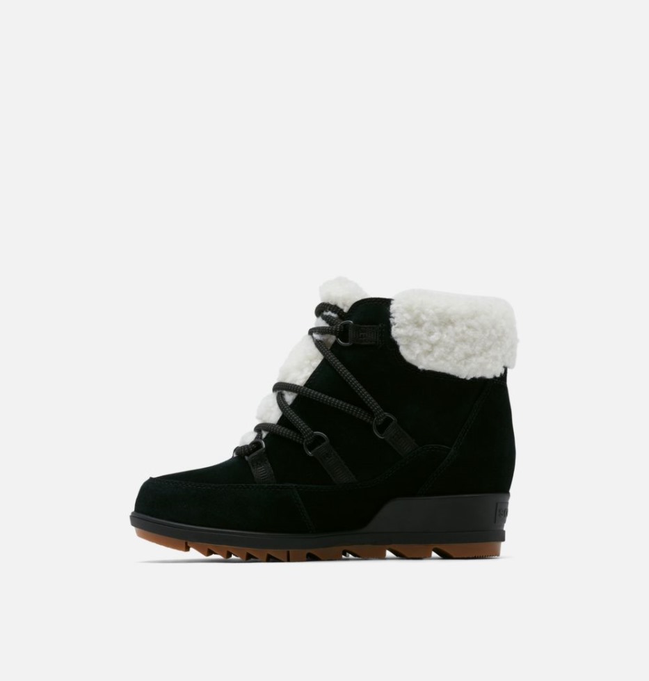 Sorel Switzerland Black-jet Evie Kuscheliger Spitzenstiefel Für Damen