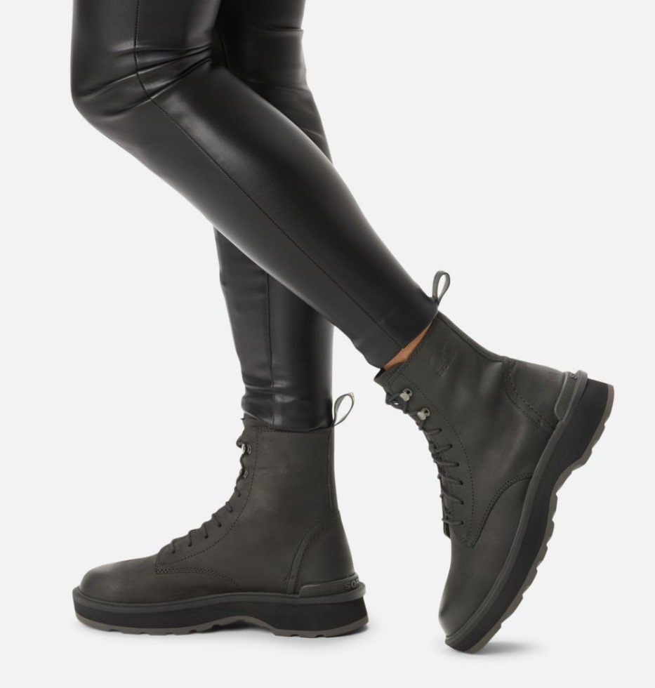 Sorel Switzerland Black-jet High-line Schnürstiefel Für Damen