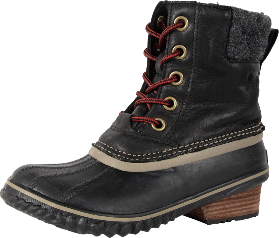 Sorel Schweiz Schwarz Wasserkocher Mädchen Slimpack Ii Schneestiefel Mit Schnürung