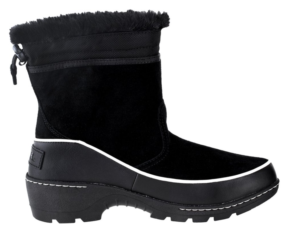 Sorel Switzerland Tivoli Iii Schwarz Hellbiskuit Damen Ohne Schalenstiefel Zum Anziehen