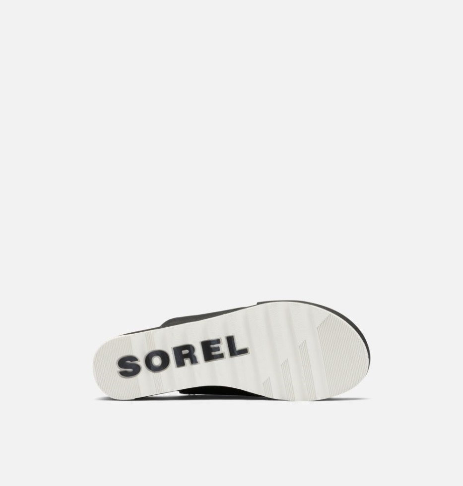 Sorel Switzerland Black-sea Salt Cameron Flache Mule-keilsandale Für Damen
