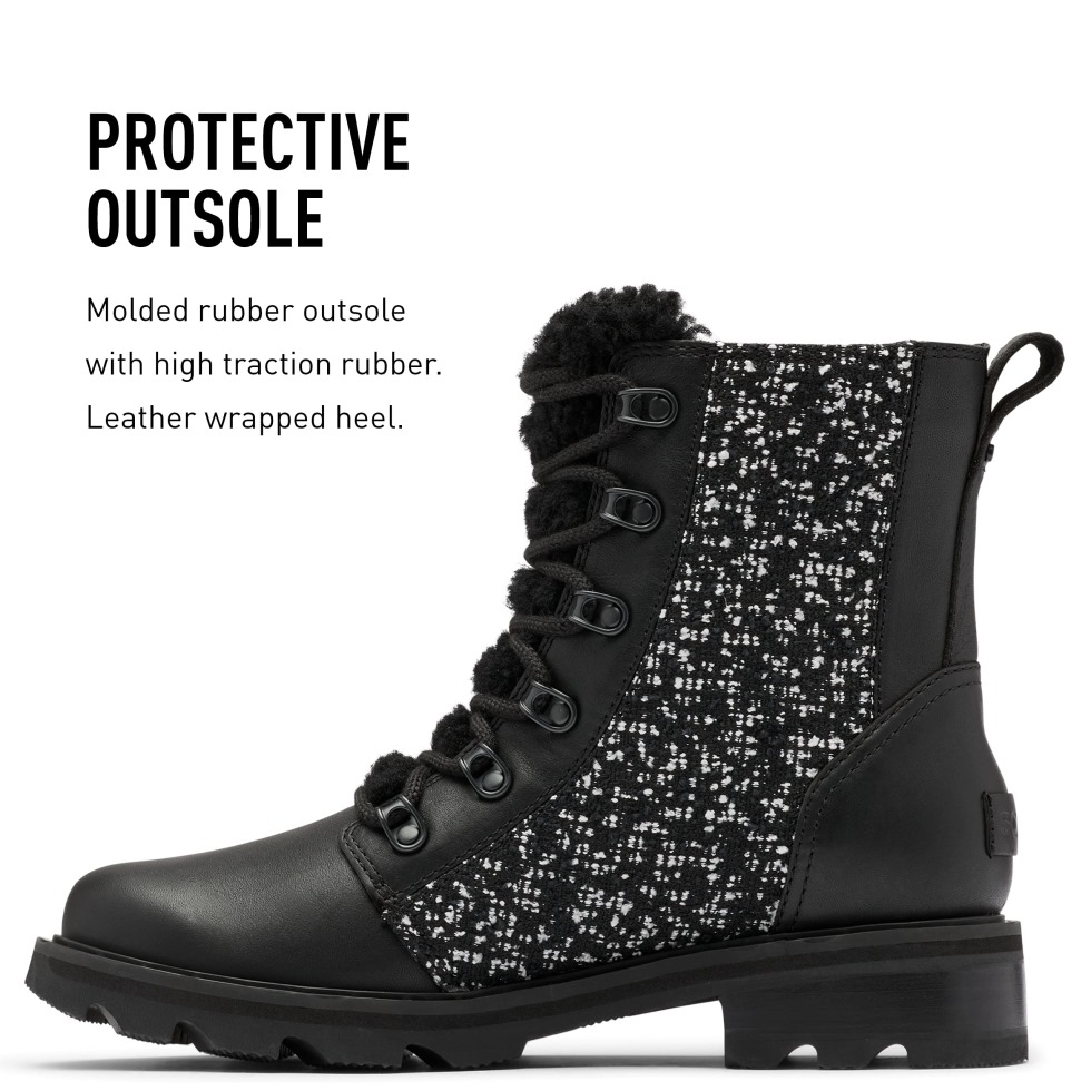 Sorel Switzerland Black-sea Salt Kuscheliger Lennox-spitzen-regenstiefel Für Damen